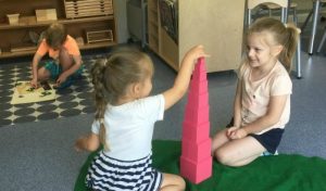 montessori pink tower