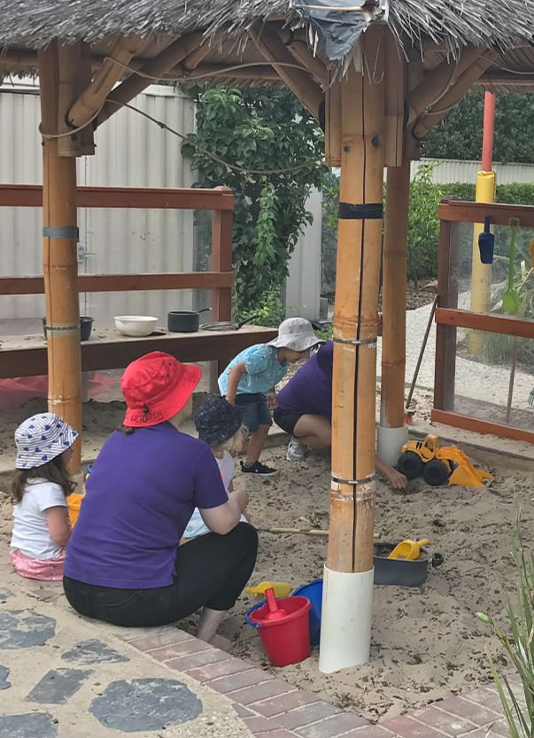 Glandore Private Kindy sandpit Glandore Private Kindy sandpit